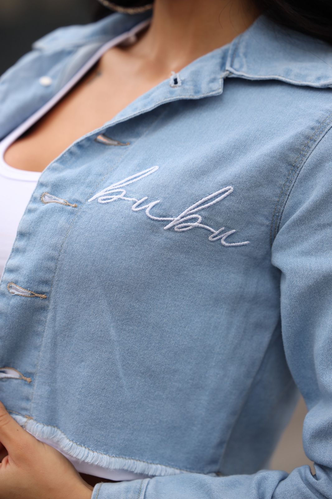 JAQUETA JEANS BUBU ASSINATURA