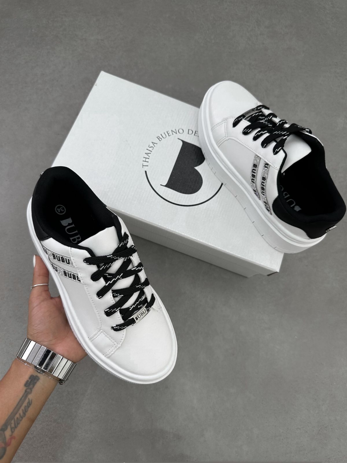 TNIS BUBU STRASS LATERAL