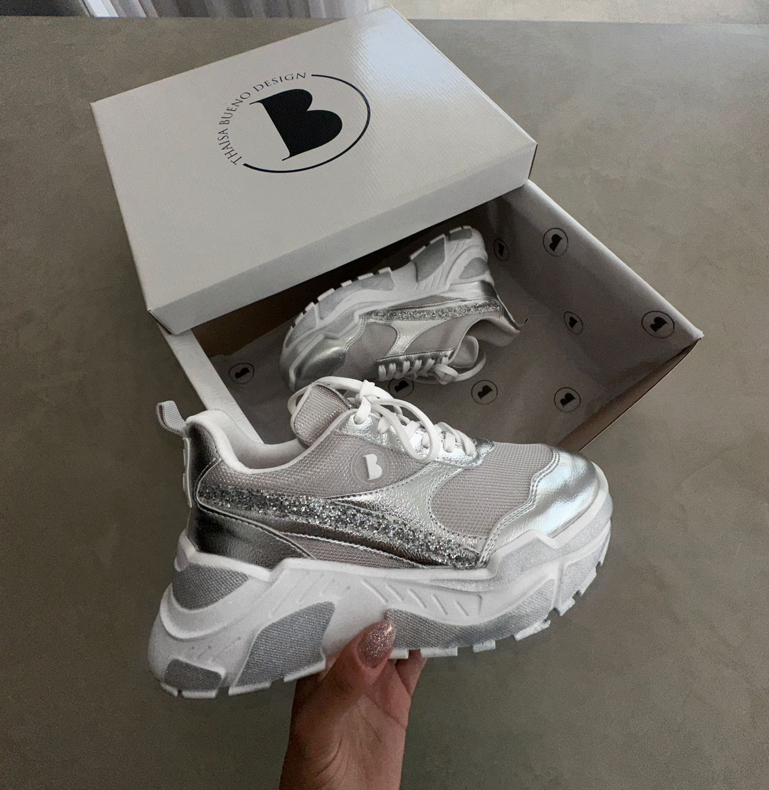 TNIS BUBU METALLIC 