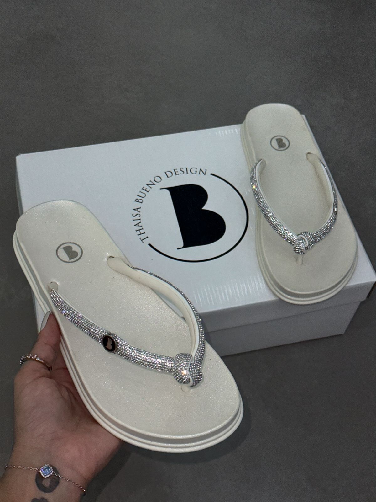 MYBUBU CHINELO FLAT DE N STRASS