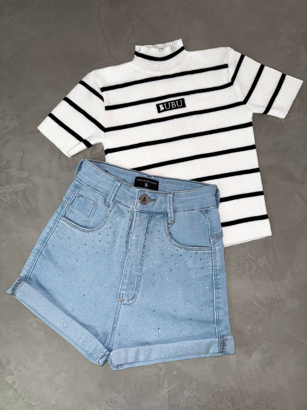 MYBUBU SHORTS STRASS