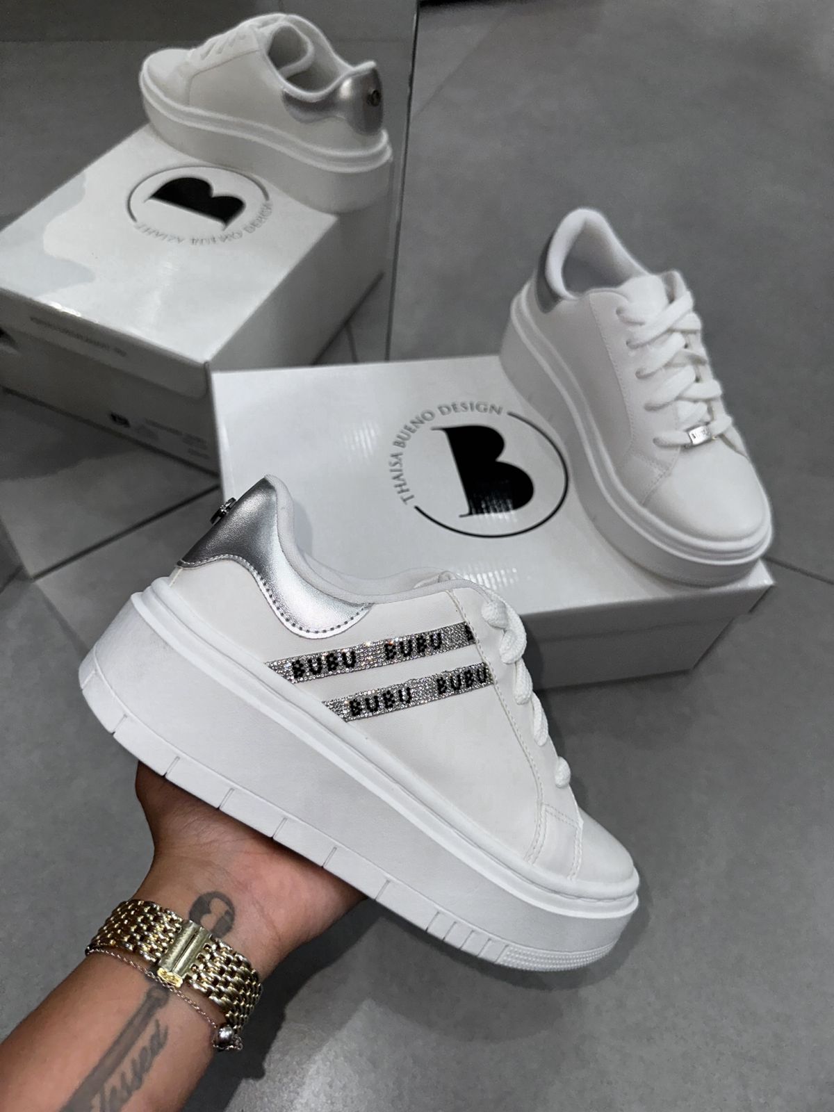 TNIS BUBU STRASS LATERAL