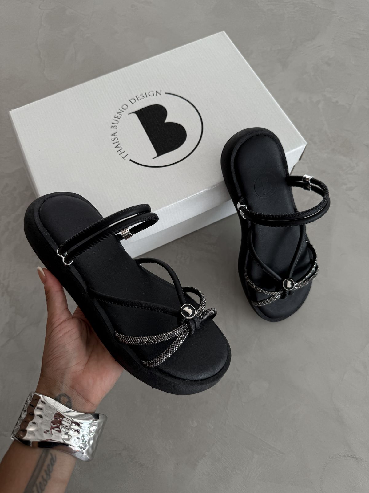 MYBUBU SANDLIA CONFORT STRASS