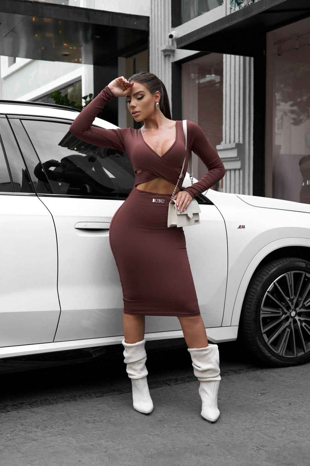 MYBUBU VESTIDO TRANSPASSADO