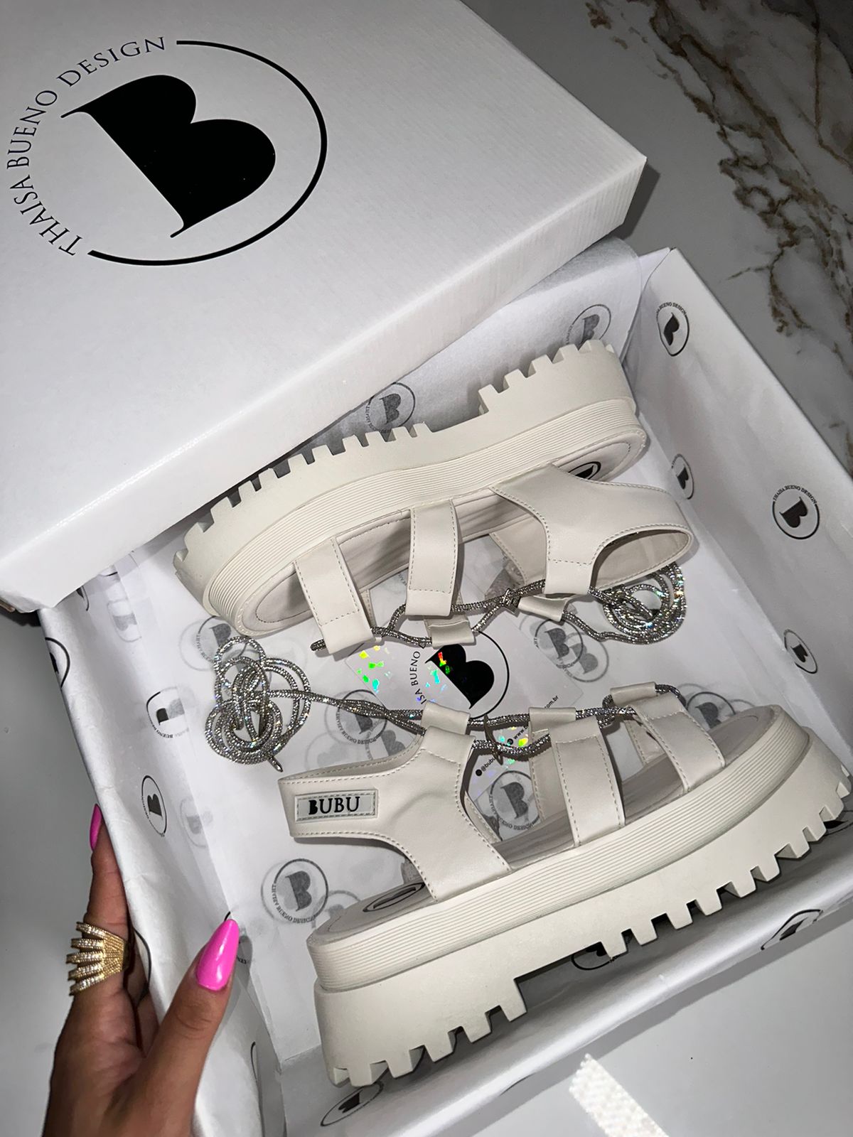 MYBUBU SANDLIA TRATORADA STRASS