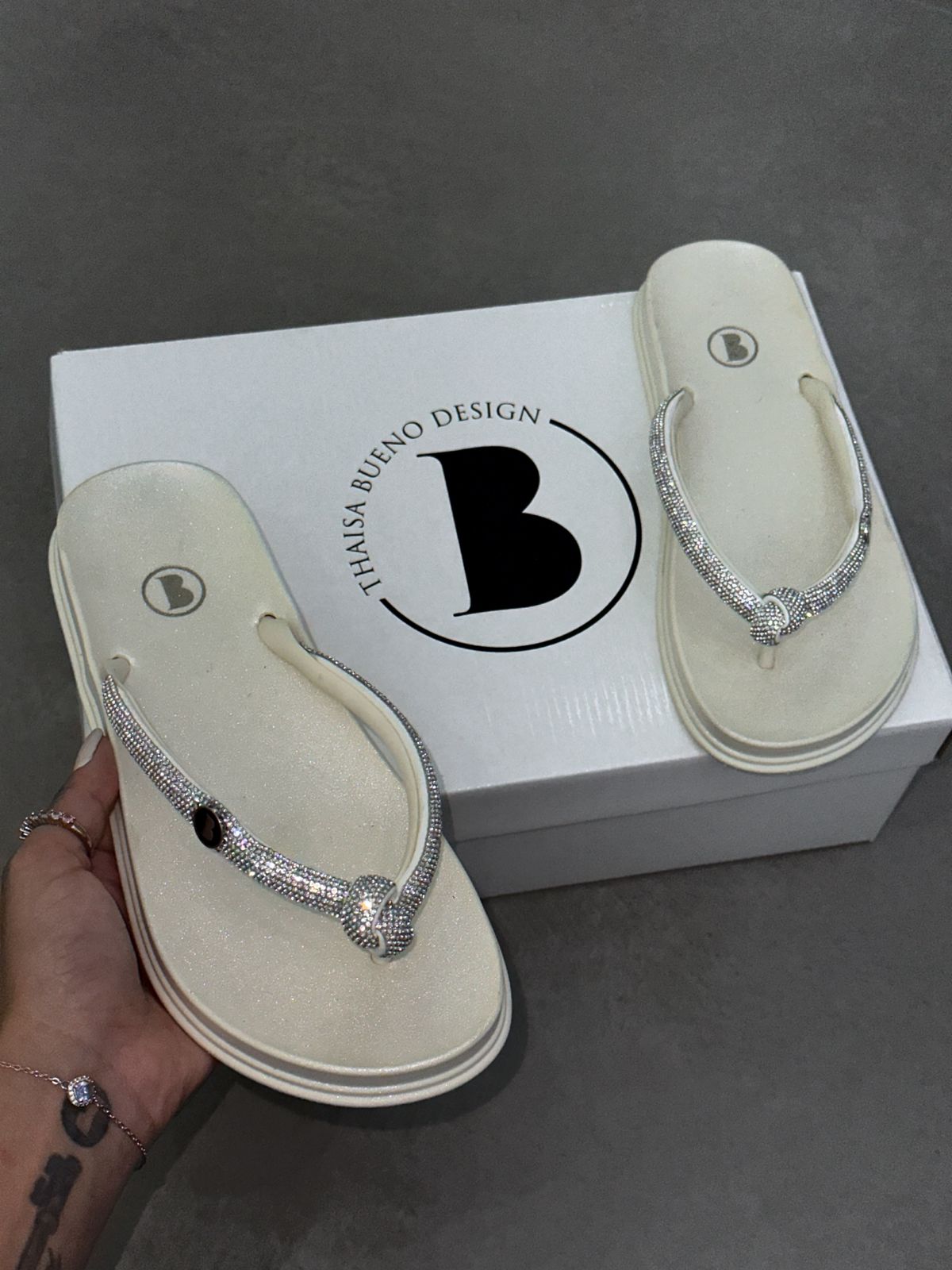 MYBUBU CHINELO FLAT DE N STRASS