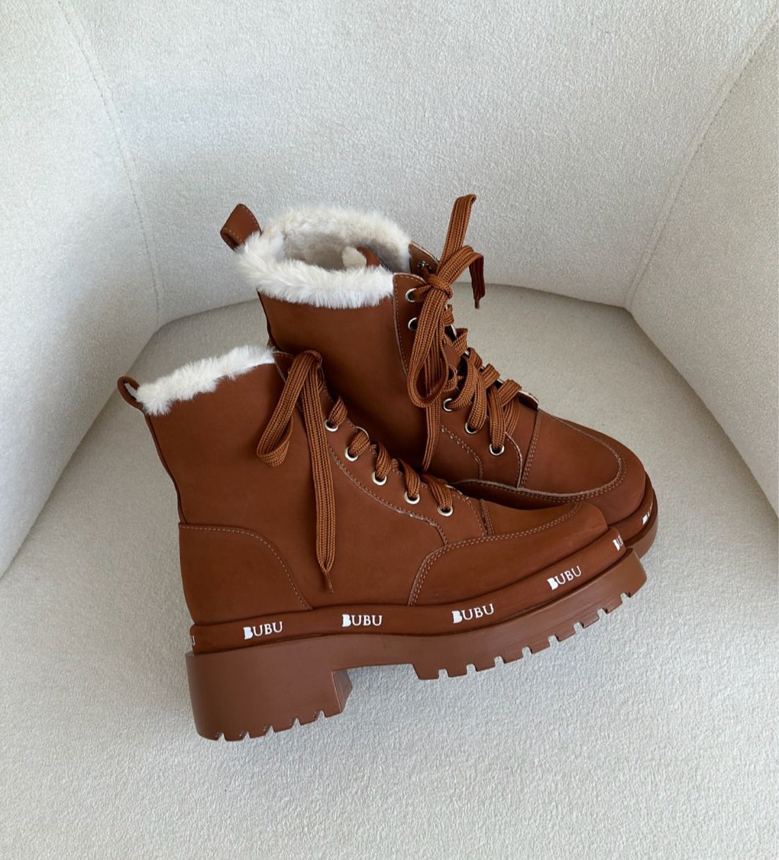 MYBUBU BOTA COTURNO BUBU COM PELO