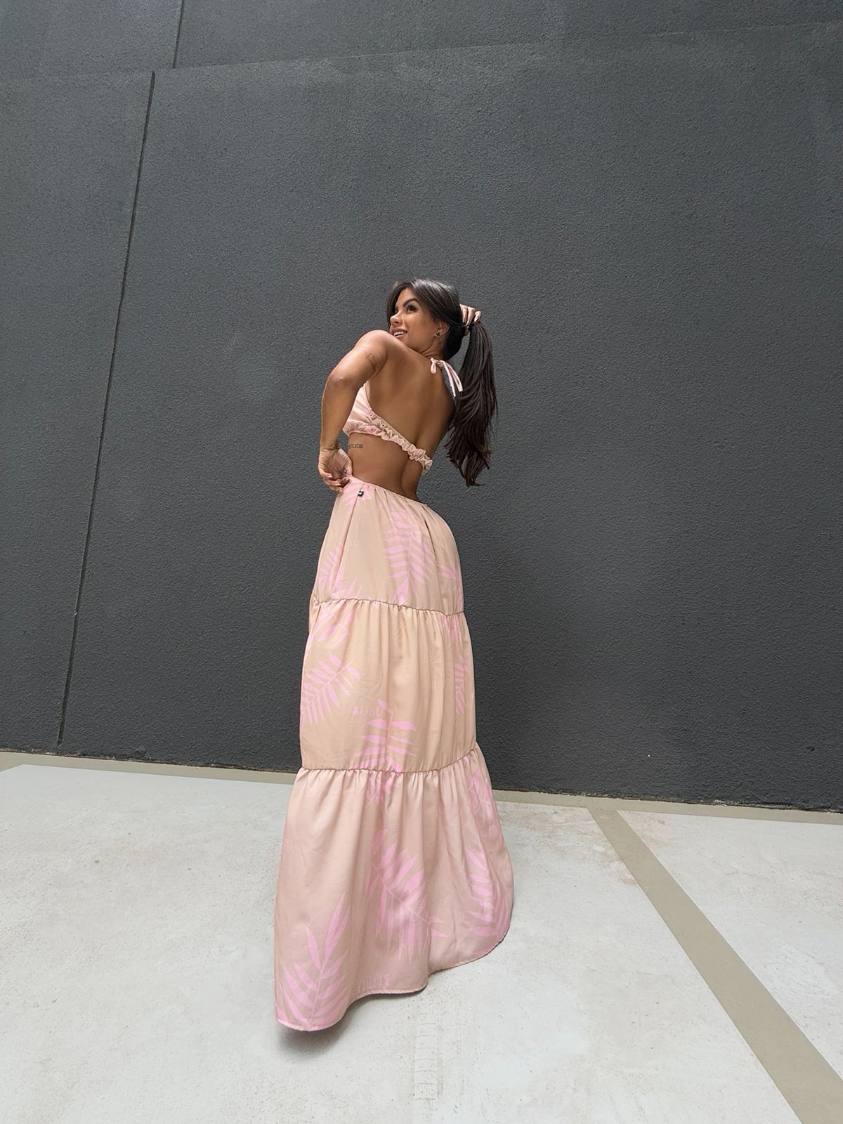 MYBUBU VESTIDO LONGO COM BOJO
