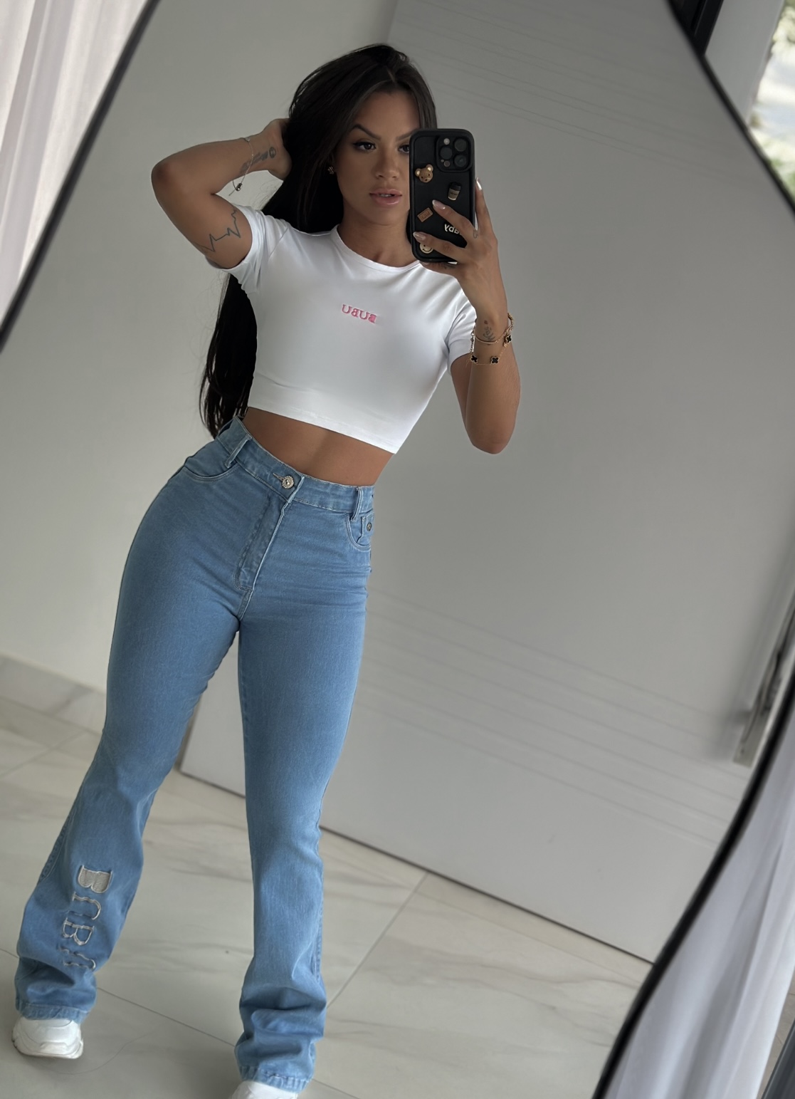 MYBUBU CROPPED BORDADO COLLORS