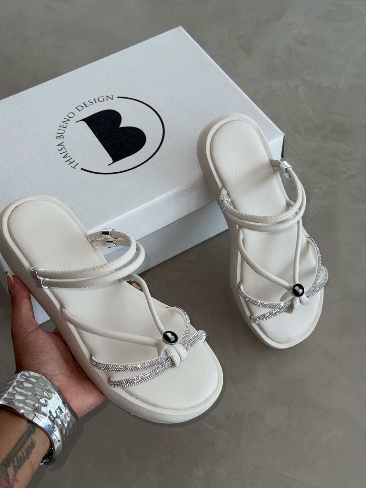 MYBUBU SANDLIA CONFORT STRASS