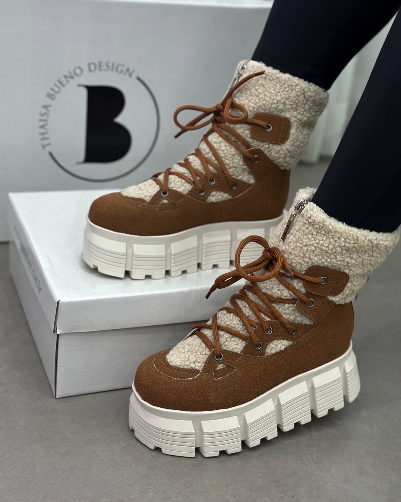 MYBUBU BOTA COTURNO PELO BUBU TEDDY
