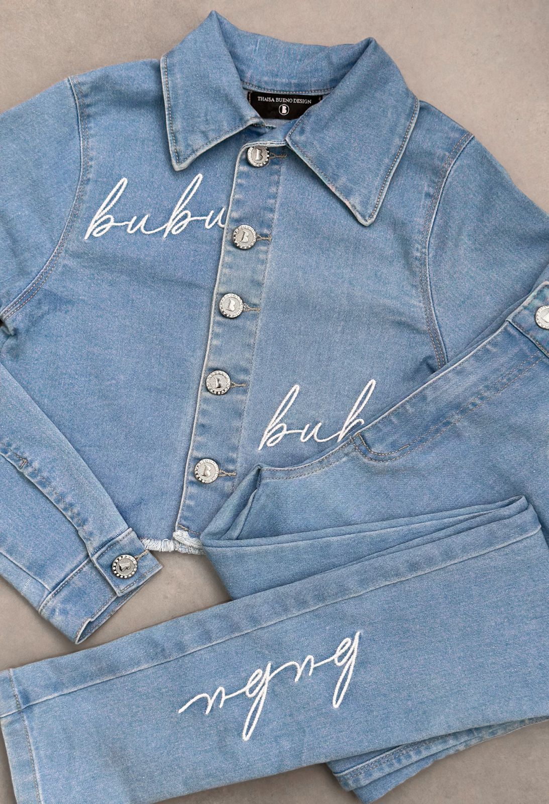 JAQUETA JEANS BUBU ASSINATURA