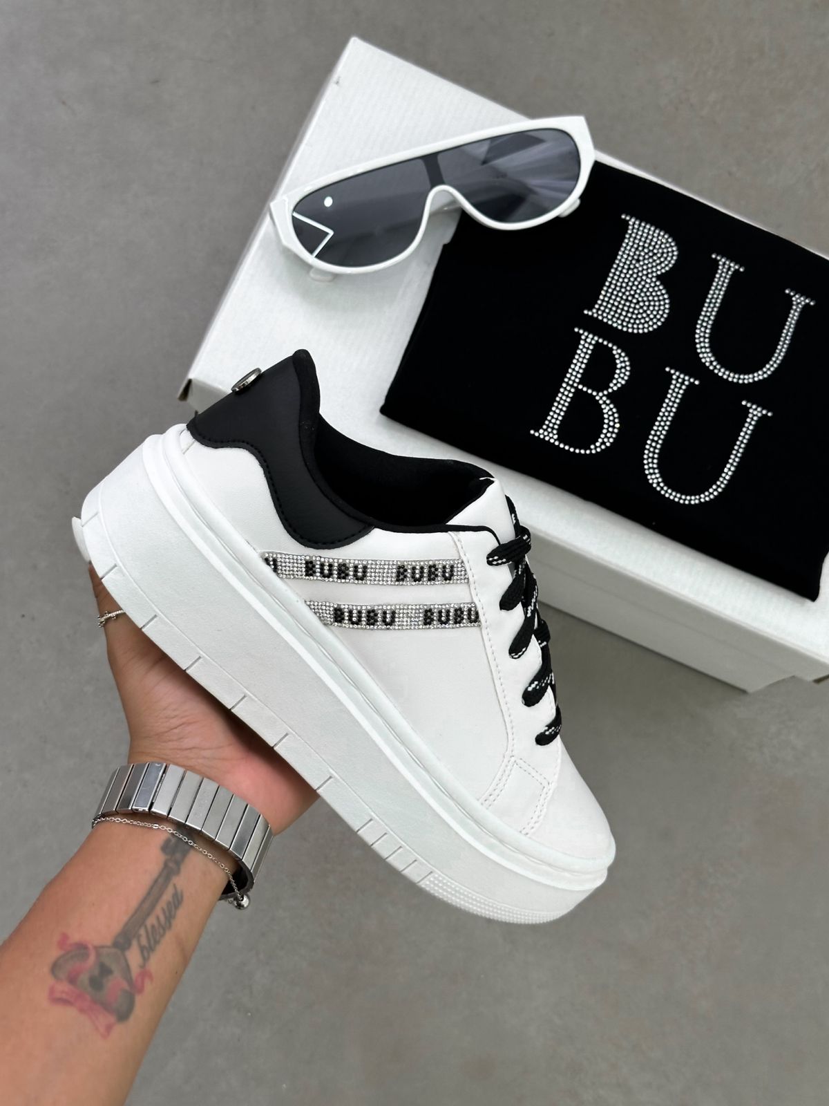 TNIS BUBU STRASS LATERAL