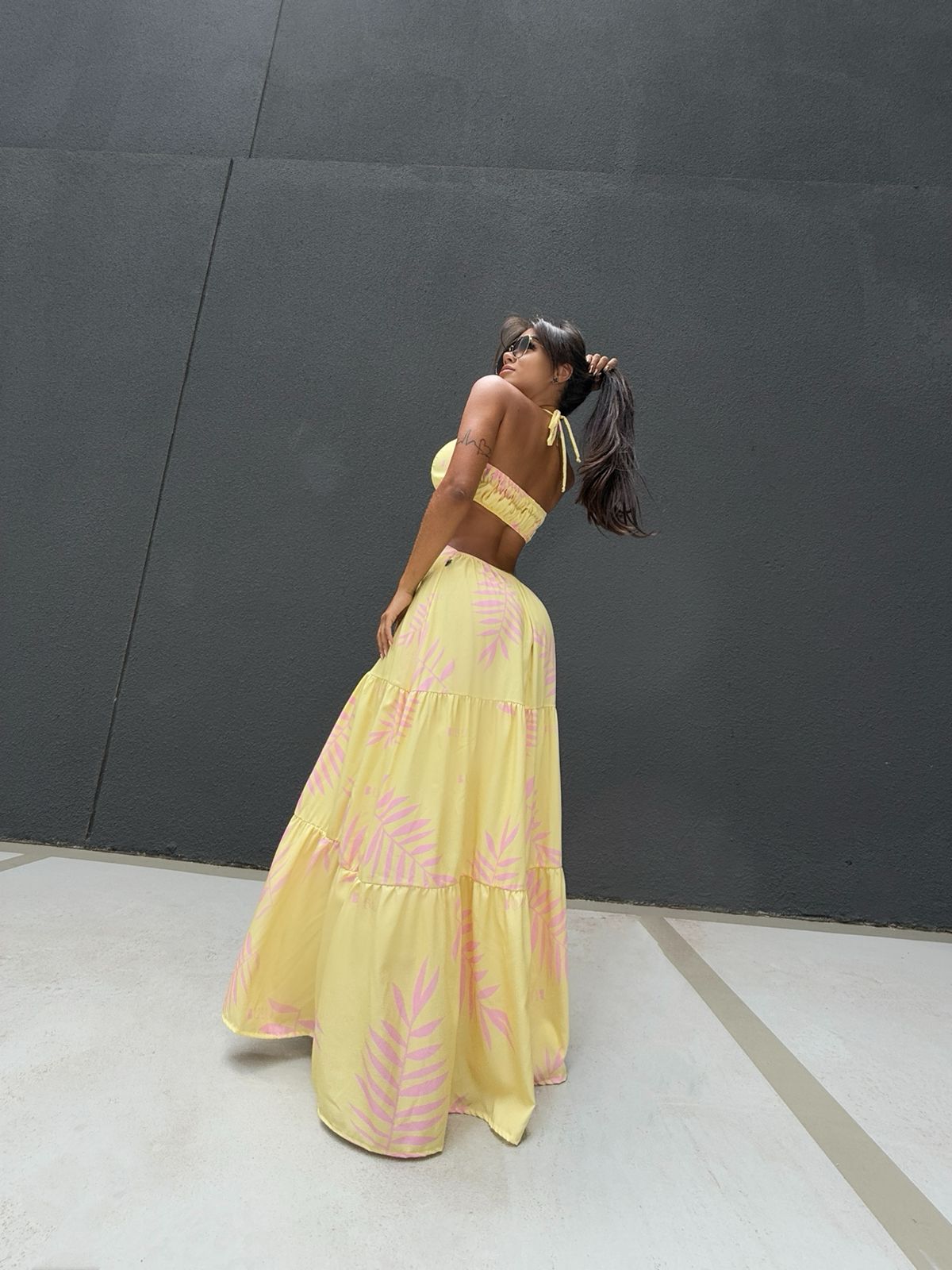 MYBUBU VESTIDO LONGO COM BOJO
