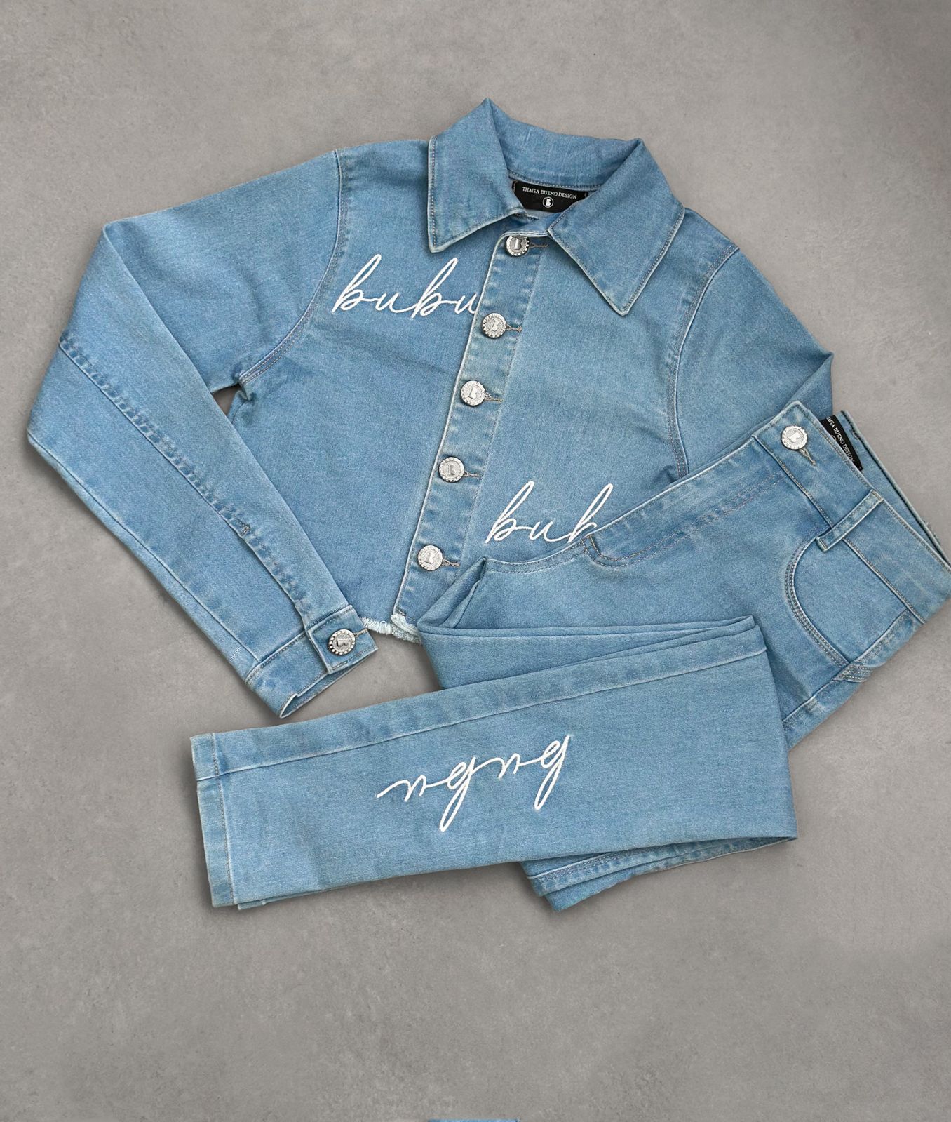 JAQUETA JEANS BUBU ASSINATURA