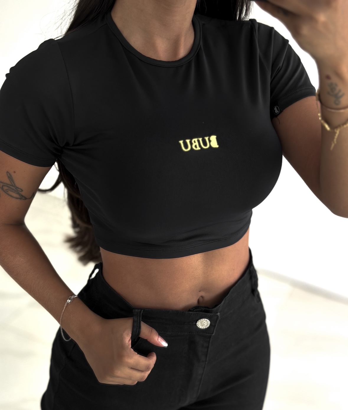 MYBUBU CROPPED BORDADO COLLORS