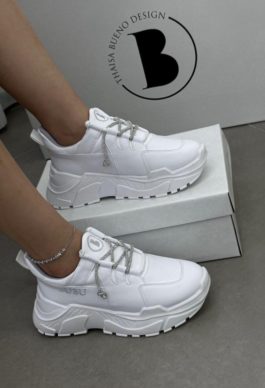 MYBUBU TNIS WHITE CADARO STRASS 