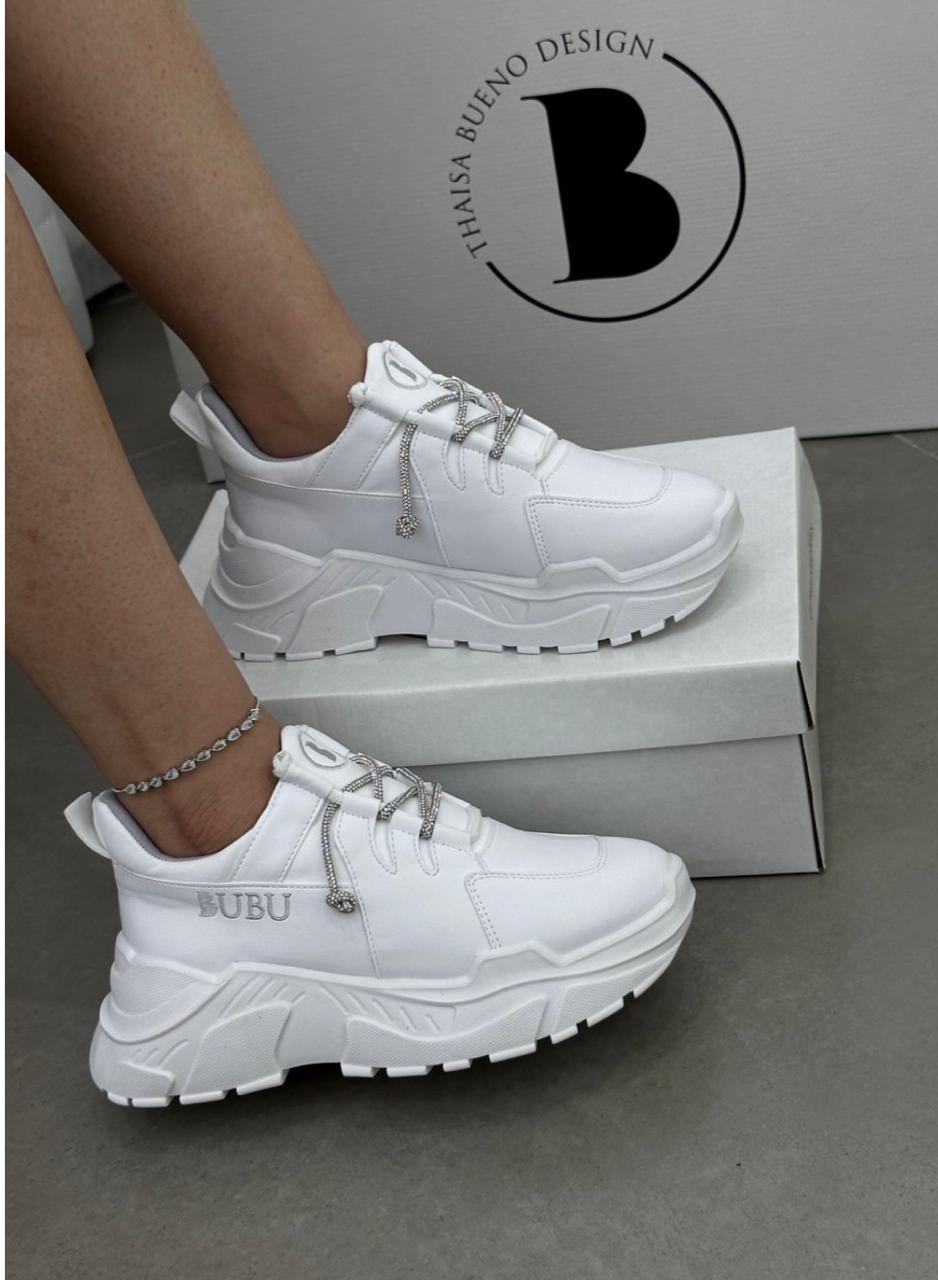 MYBUBU TNIS WHITE CADARO STRASS 