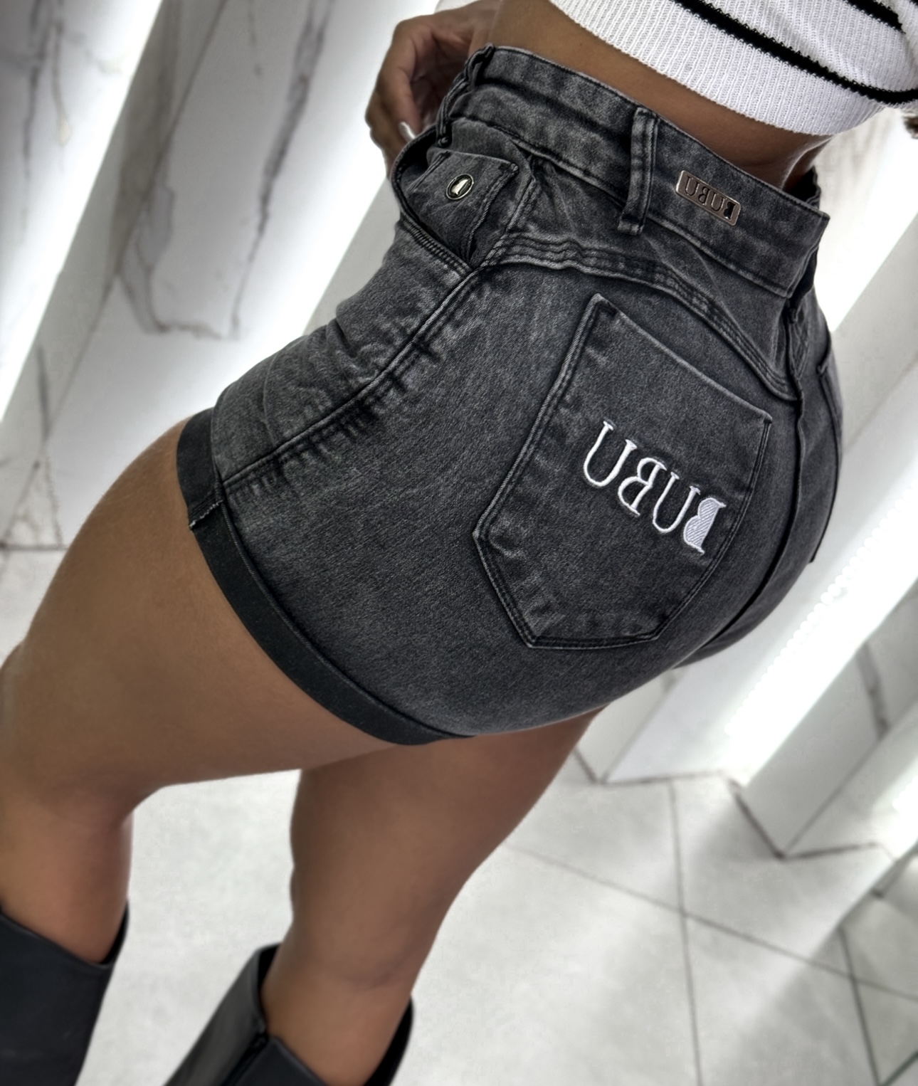 MYBUBU SHORTS BARRINHA COM LYCRA