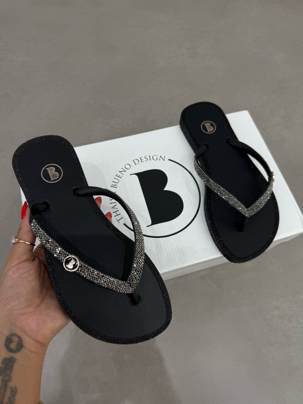 MYBUBU RASTEIRINHA FLAT DE BRILHO 