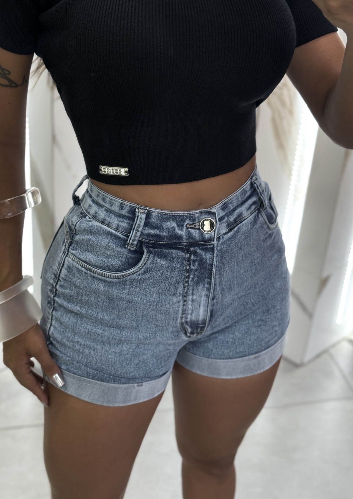 MYBUBU SHORTS BARRINHA COM LYCRA