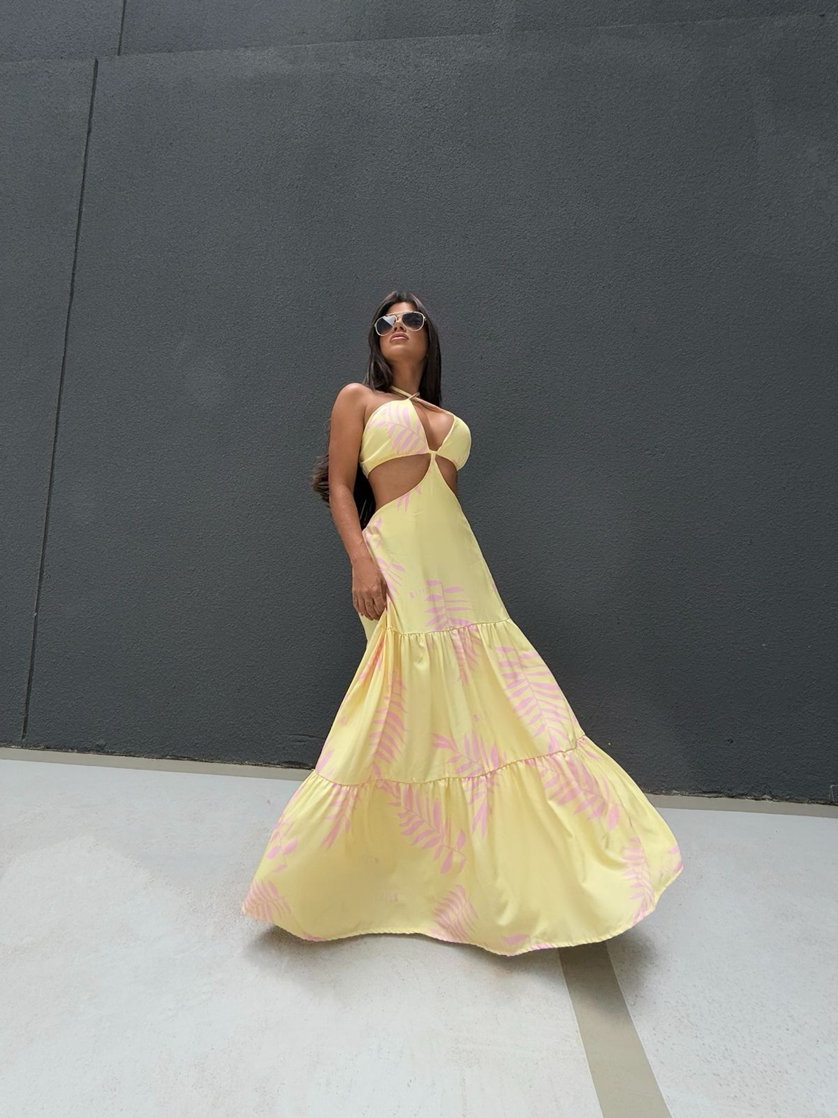 MYBUBU VESTIDO LONGO COM BOJO