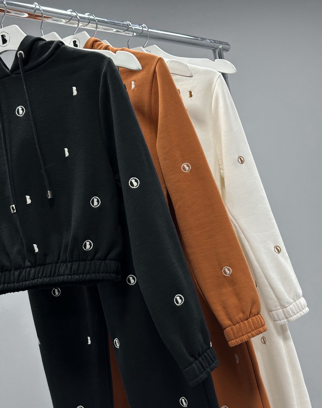 MYBUBU CONJUNTO MOLETOM LOGOMANIA