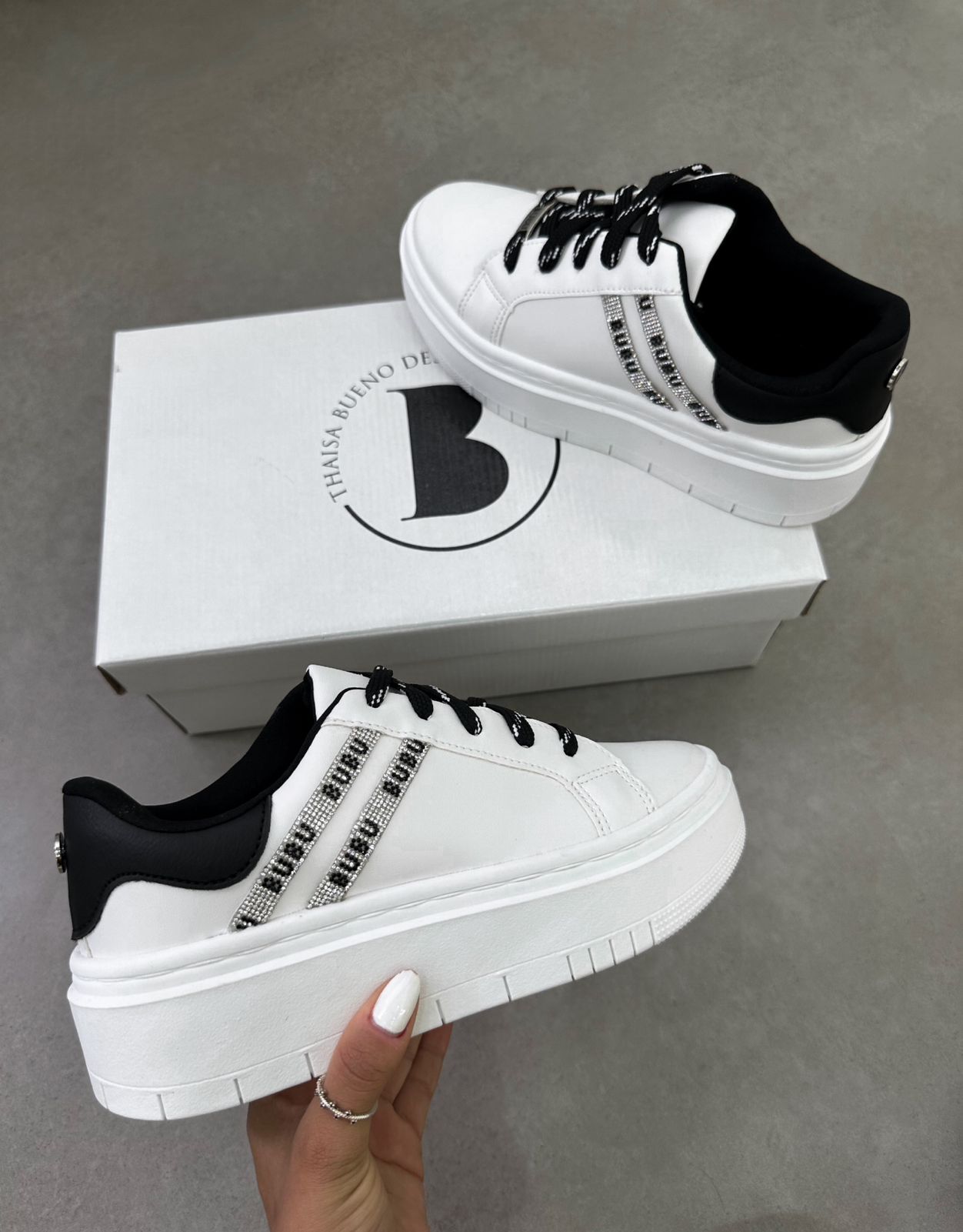 TNIS BUBU STRASS LATERAL