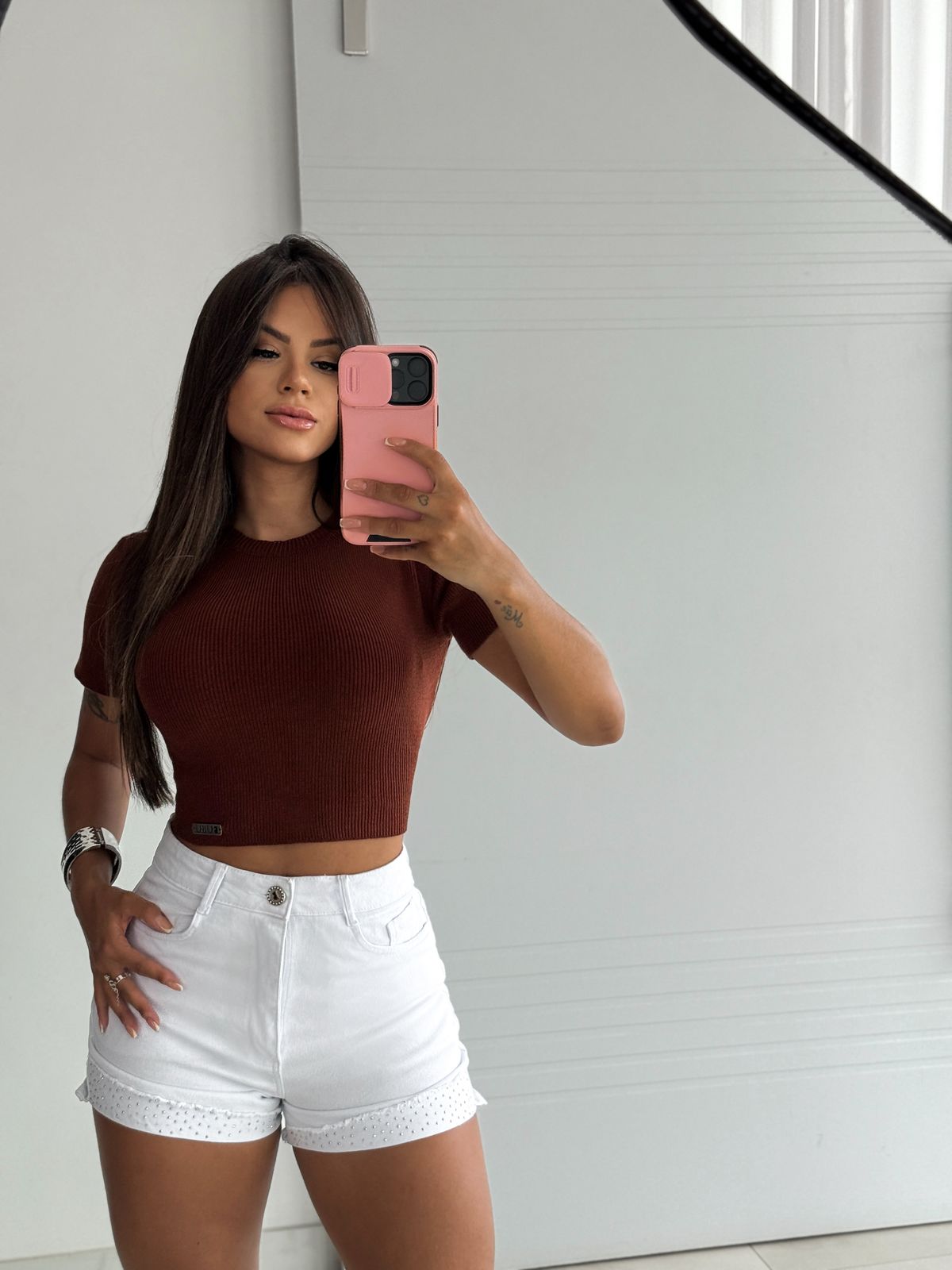 MYBUBU CROPPED TRICOT MODAL