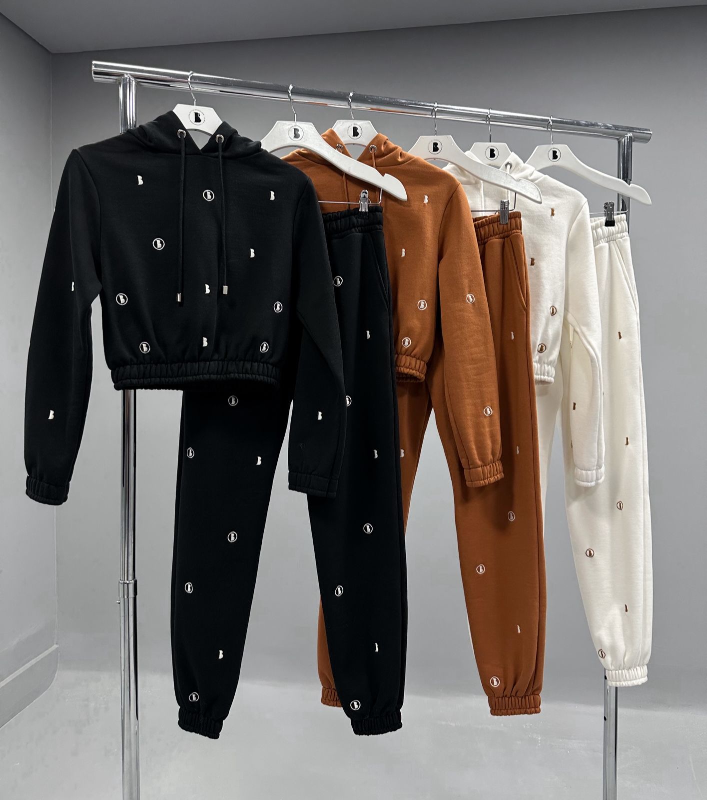 MYBUBU CONJUNTO MOLETOM LOGOMANIA