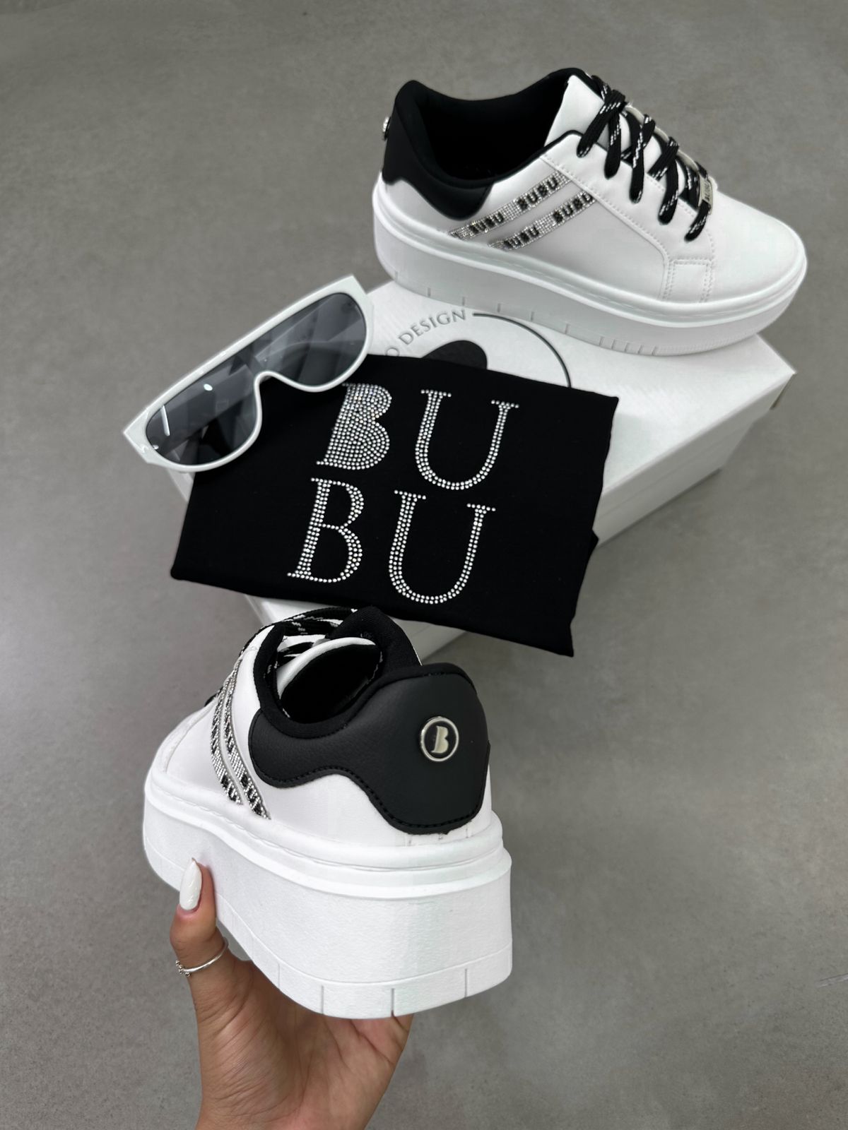 TNIS BUBU STRASS LATERAL
