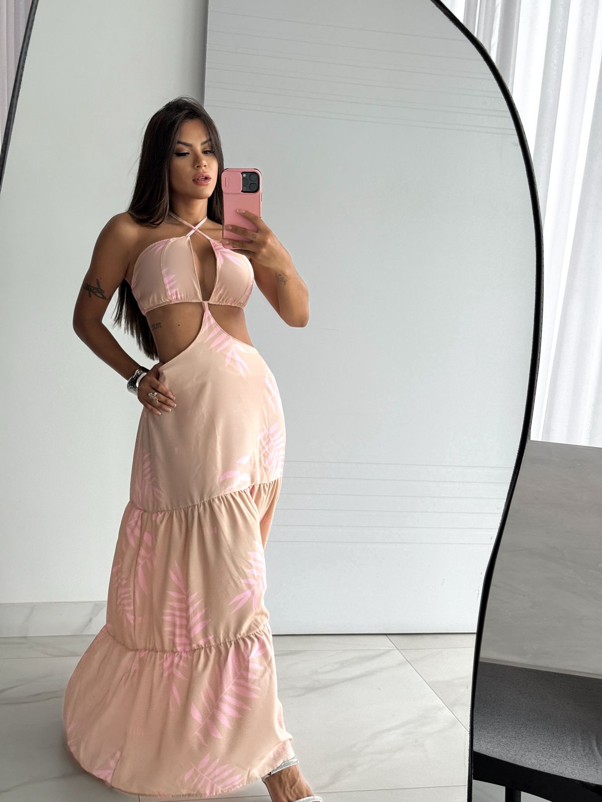 MYBUBU VESTIDO LONGO COM BOJO